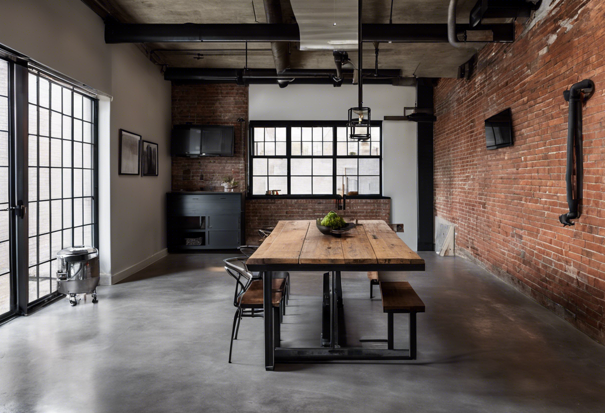 View of ai4spaces: Industrial Dining Room