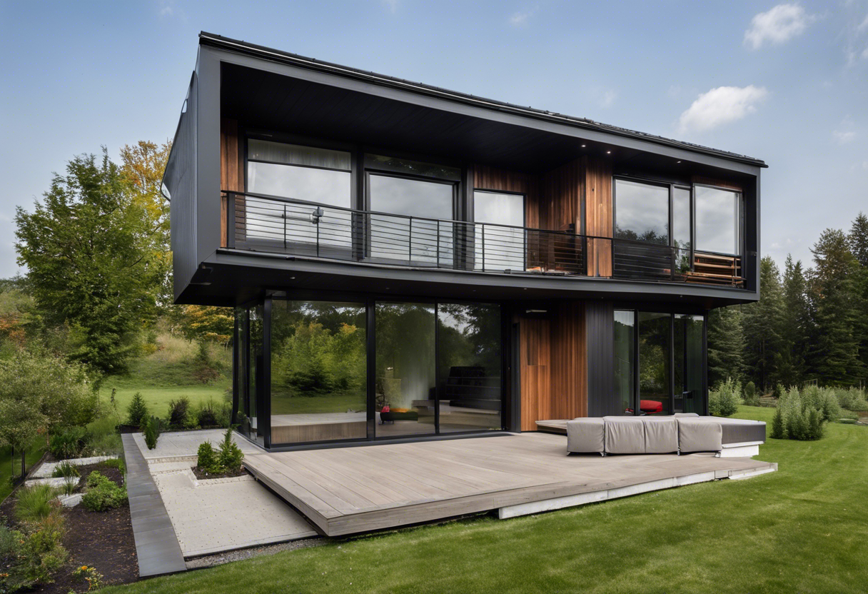 View of ai4spaces: Industrial House Exterior
