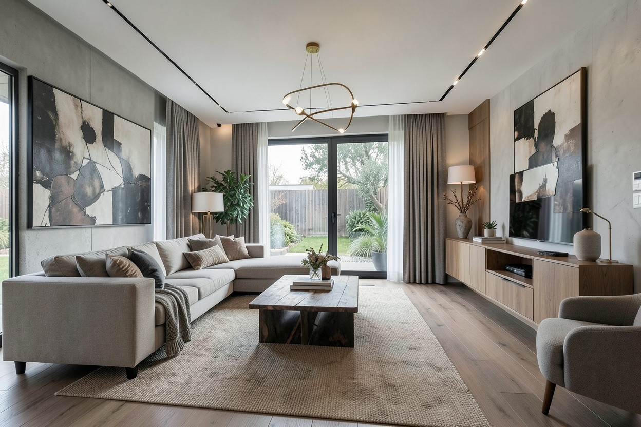 Custom Style Living Room