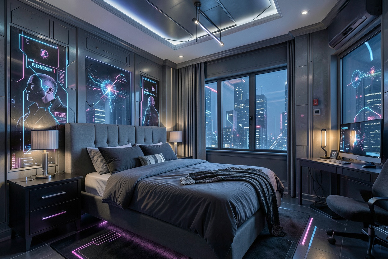 Cyberpunk Bedroom