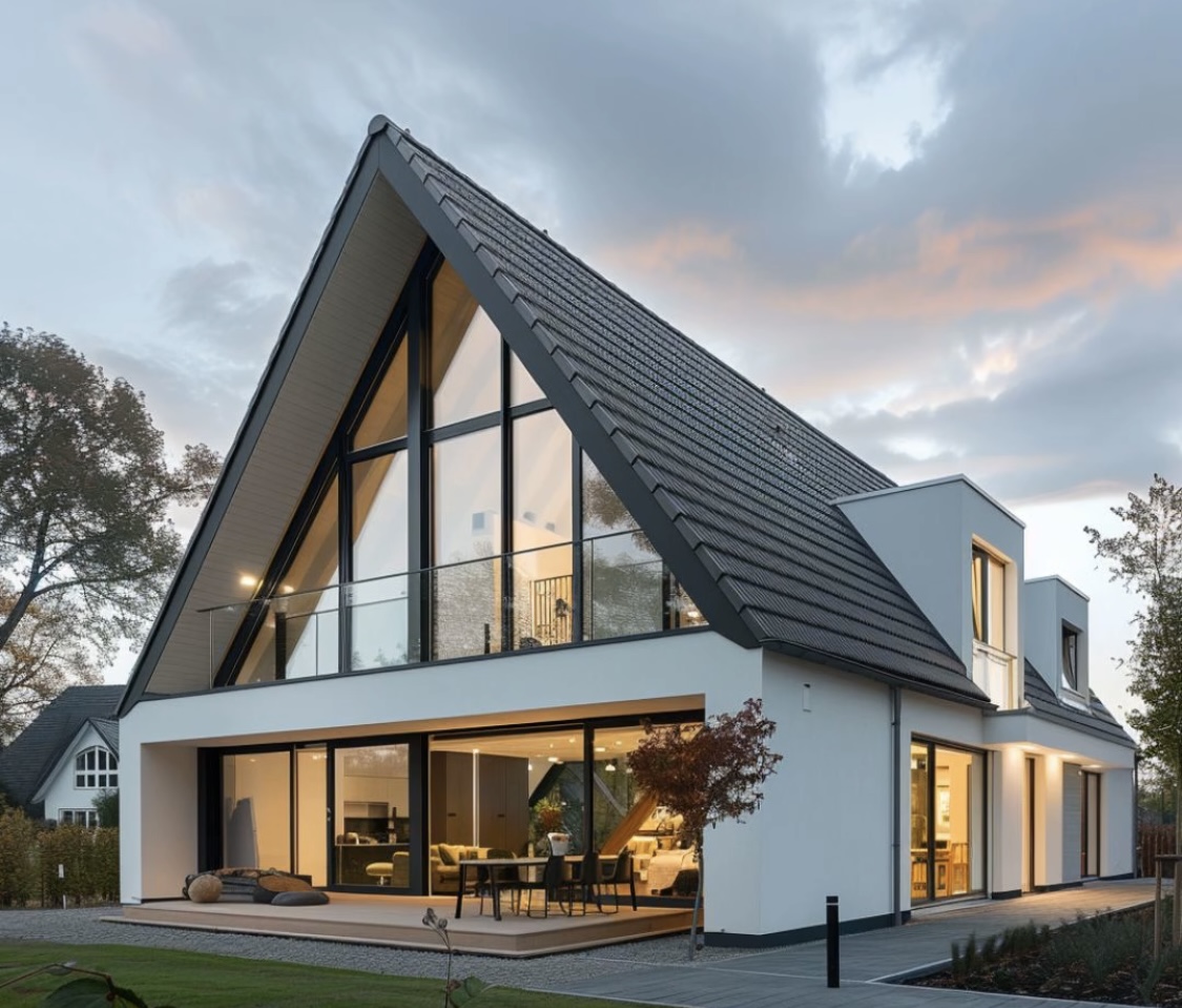 Old Scandinavian House Exterior