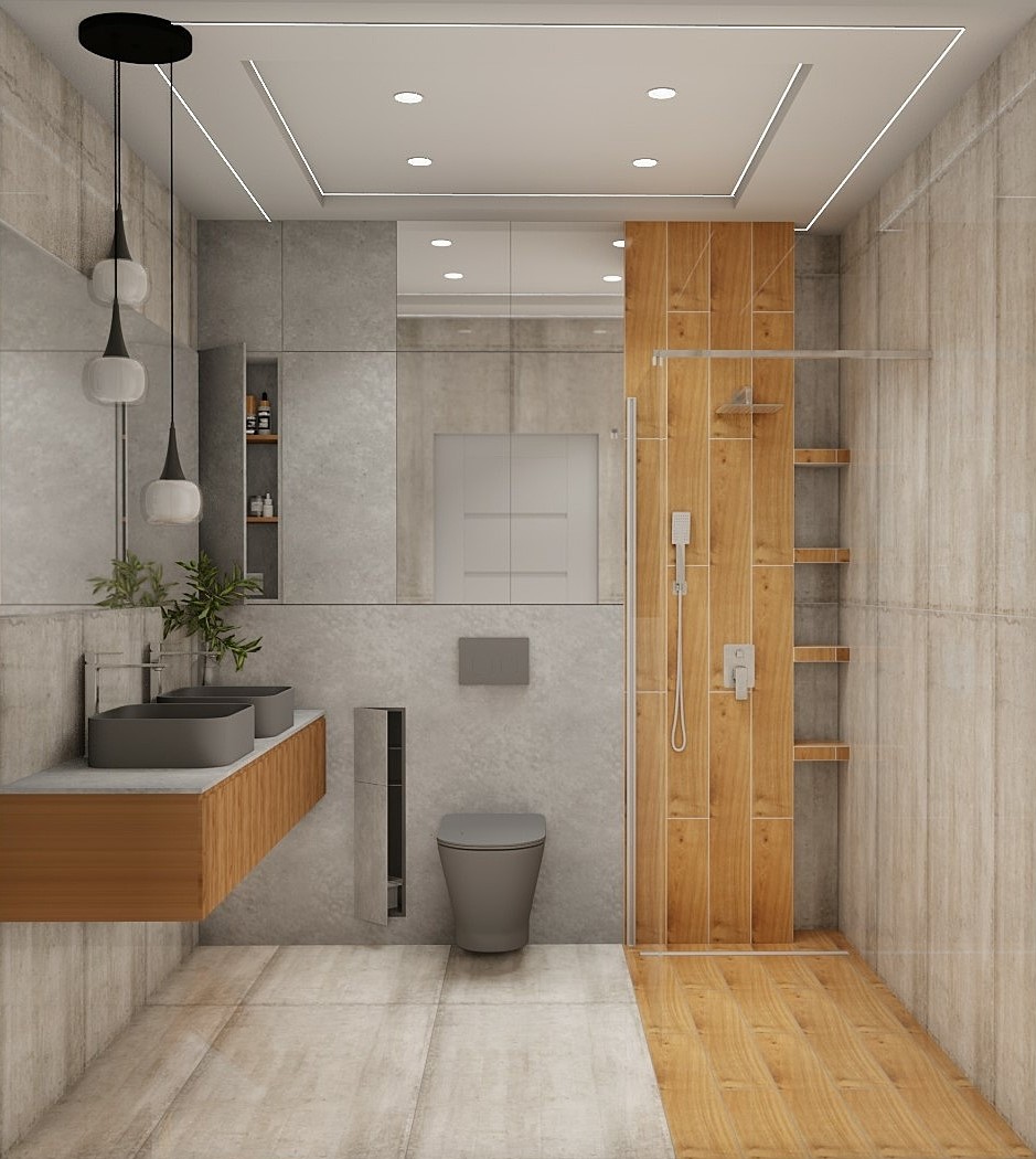 Old Contemporary Bathroom