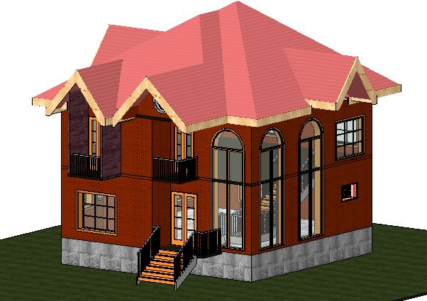 Old Christmas House Exterior