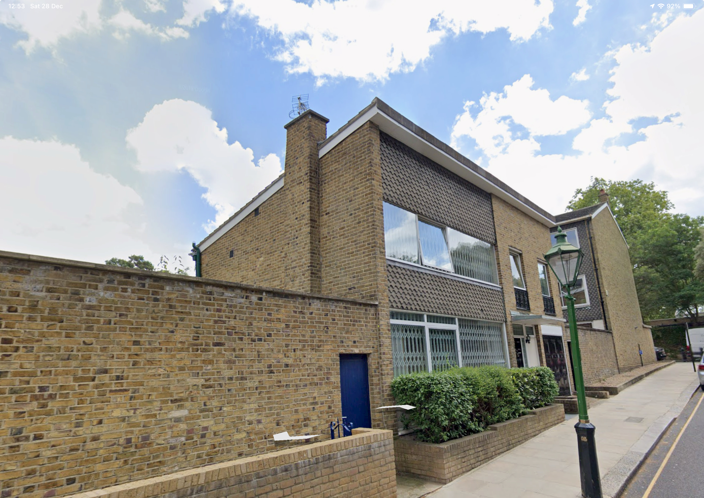 Old Minimalist House Exterior