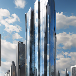 Futurism Skycraper exterior view