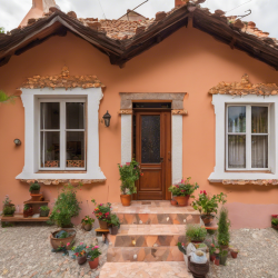 ai4spaces: Bohemian House Exterior - Bohemian Apartment Exterior Decoration