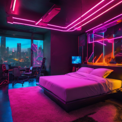 Cyberpunk Bedroom