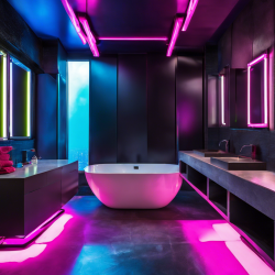 Cyberpunk Bathroom