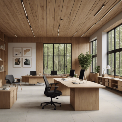 Alvar Aalto Open Office Space