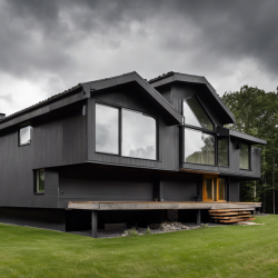 Industrial House Exterior | ai4spaces