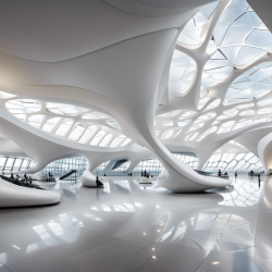 Zaha Hadid Airport Terminal