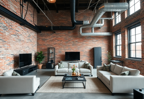 Industrial Living Room