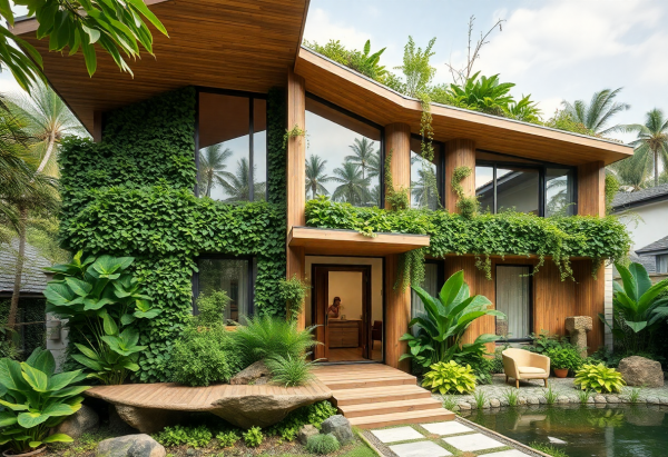 Biophilic House Exterior