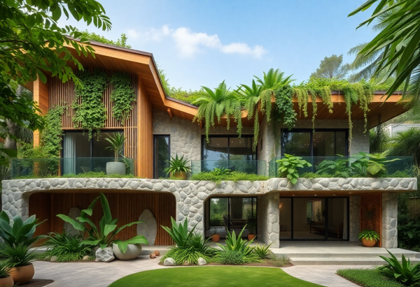 Biophilic House Exterior
