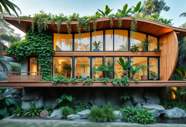 Biophilic House Exterior