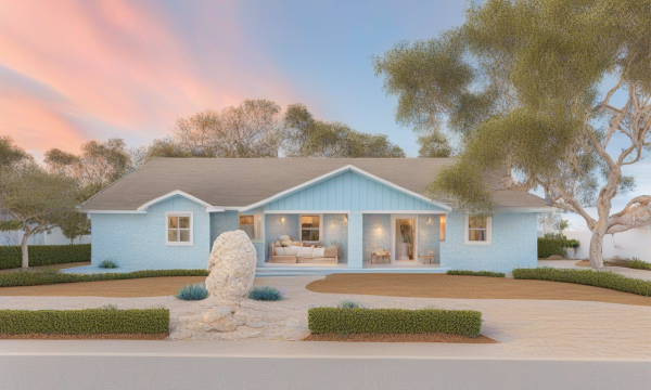 New Coastal House Exterior