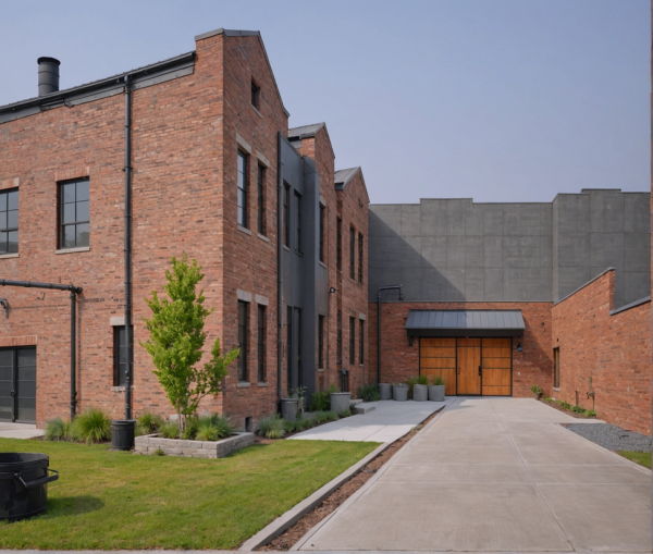 New Industrial House Exterior
