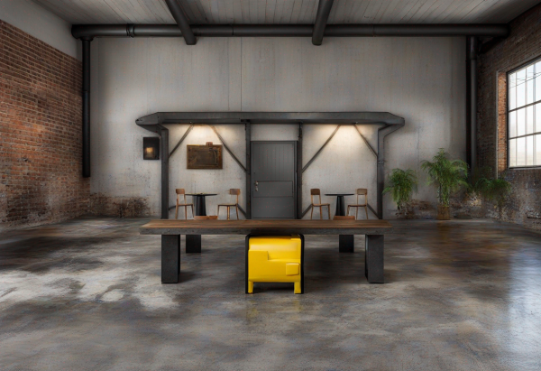 New Industrial Living Room