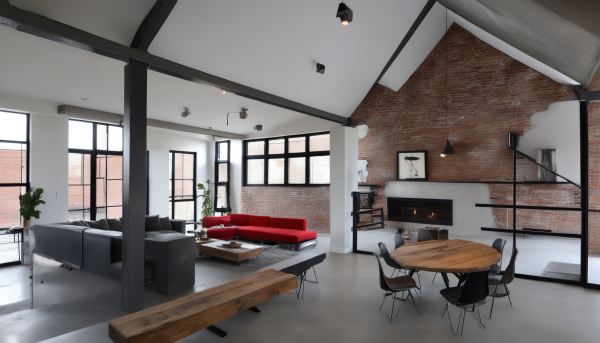 New Industrial Living Room