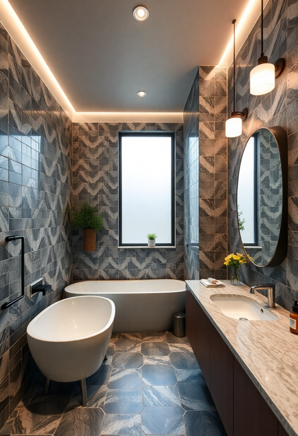 Mid-Century Modern Bathroom
