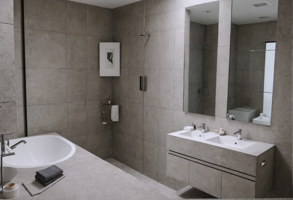 New Contemporary Bathroom