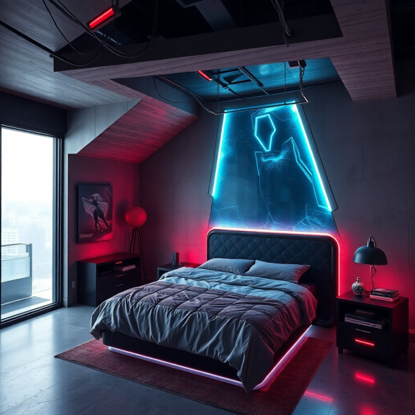 Cyberpunk Bedroom