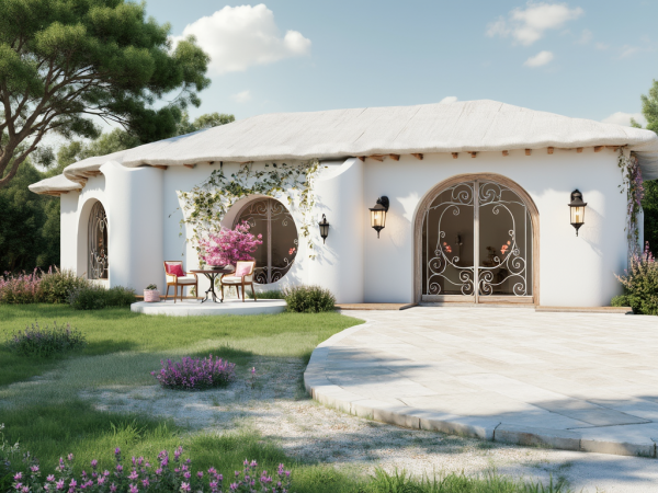 New Shabby Chic House Exterior