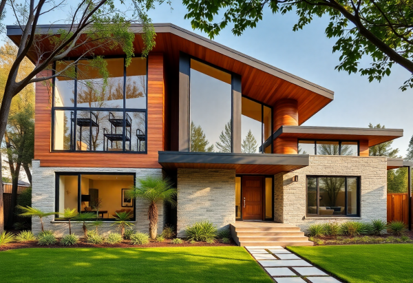 Mid-Century Modern House Exterior