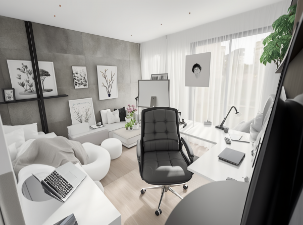 New Minimalist Home Office