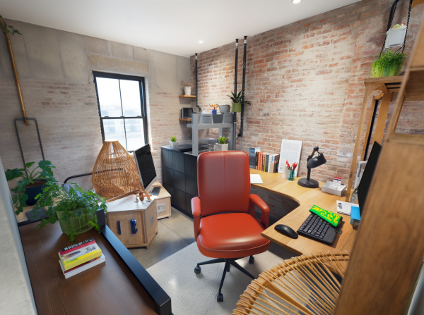 New Industrial Home Office