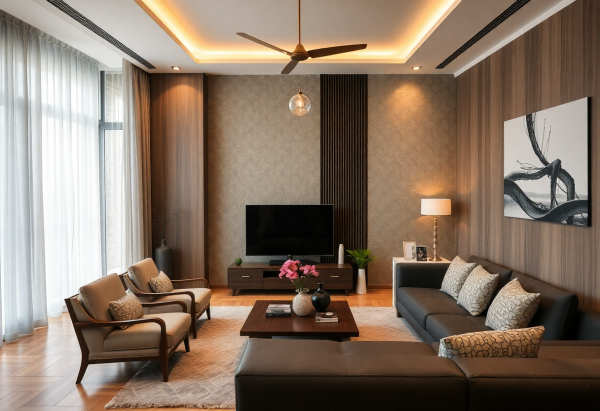 Custom Style Living Room