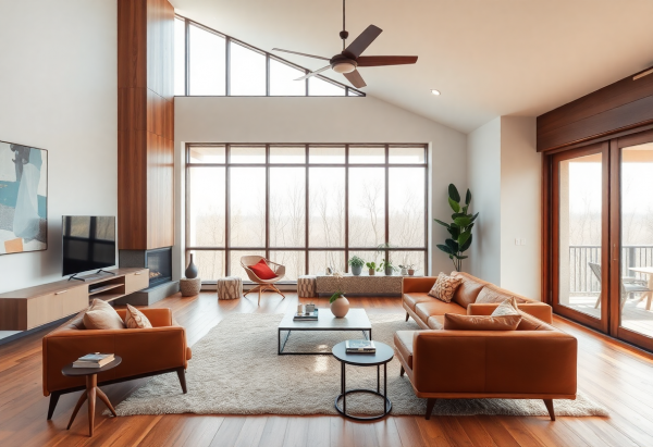Mid-Century Modern Living Room