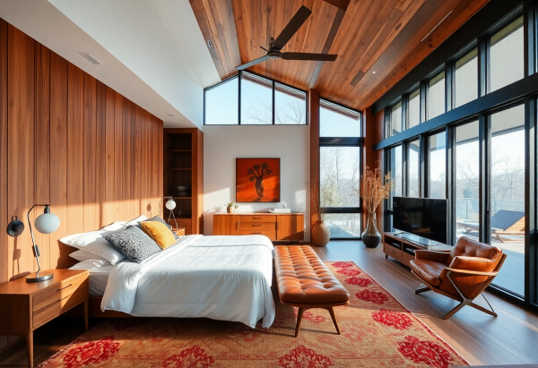 Mid-Century Modern Bedroom