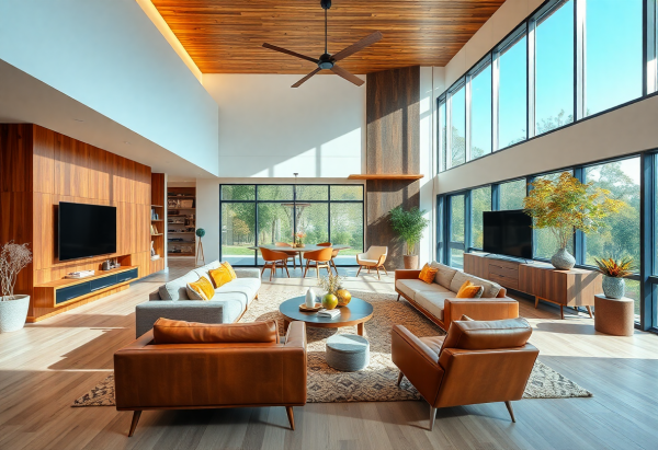 Mid-Century Modern Living Room
