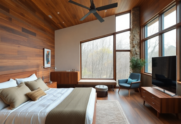 Mid-Century Modern Bedroom