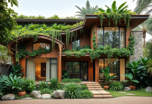 Biophilic House Exterior
