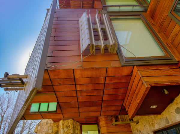 New Mid-Century Modern House Exterior