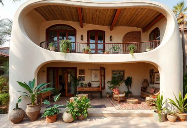 Bohemian House Exterior