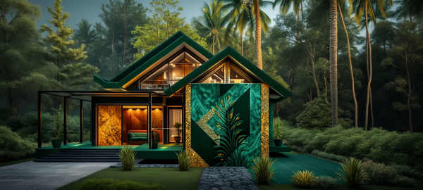 New Art Deco House Exterior