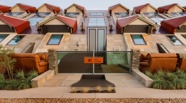 New Mid-Century Modern House Exterior