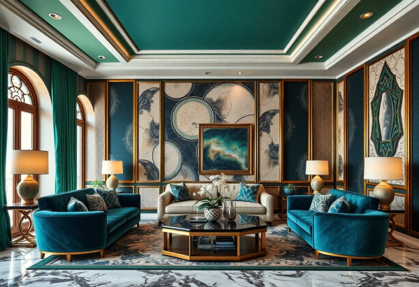 Art Deco Living Room