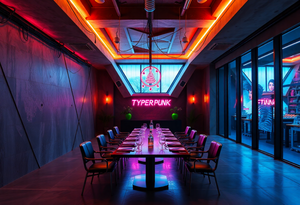 Cyberpunk Dining Room