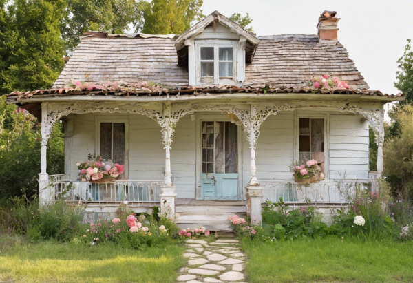 Shabby Chic House Exterior
