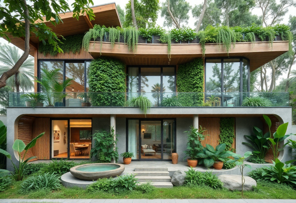 Biophilic House Exterior