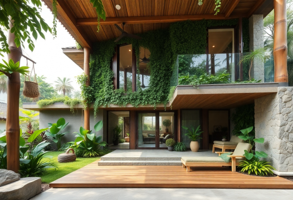 Biophilic House Exterior