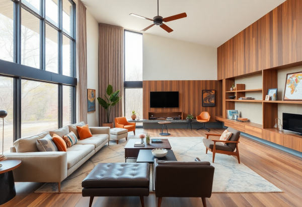 Mid-Century Modern Living Room