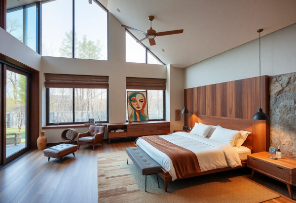 Mid-Century Modern Bedroom