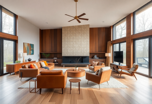 Mid-Century Modern Living Room