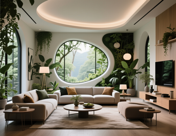 Biophilic Living Room