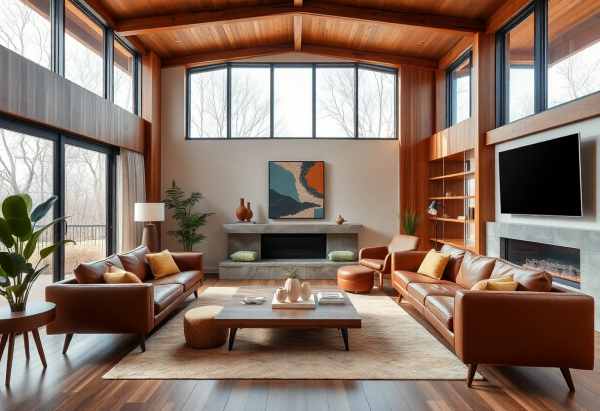 Mid-Century Modern Living Room